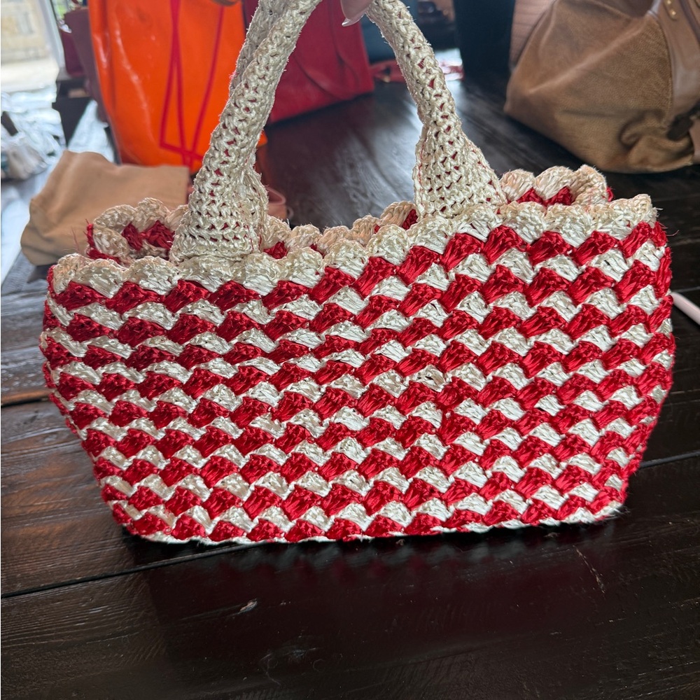 Prada Raffia Tote Bag - Picture 3 of 12